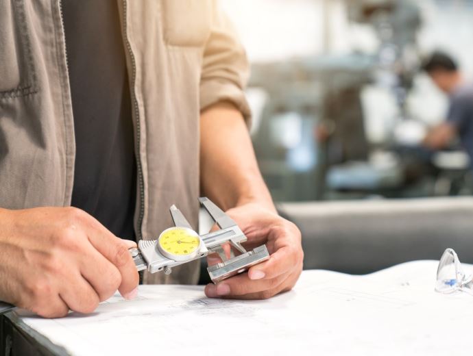 Inspección de calidad y control de piezas